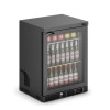 F77/152/B - IMC Mistral M60 Bottle Cooler [Front Load] - Glass Door - Black Painted Frame - H 800 mm - W 600 mm - 0.225 kW