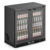 F77/250/B - IMC Mistral M90 Bottle Cooler [Front Load] - Glass Door - Black Painted Frame - H 900 mm - W 900 mm - 0.232 kW
