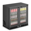 F77/251/B - IMC Mistral M90 Bottle Cooler [Front Load] - Glass Door - Black Painted Frame - H 850 mm - W 900 mm - 0.46 kW