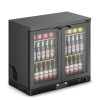 F77/252/B - IMC Mistral M90 Bottle Cooler [Front Load] - Glass Door - Black Painted Frame - H 800 mm - W 900 mm - 0.232 kW