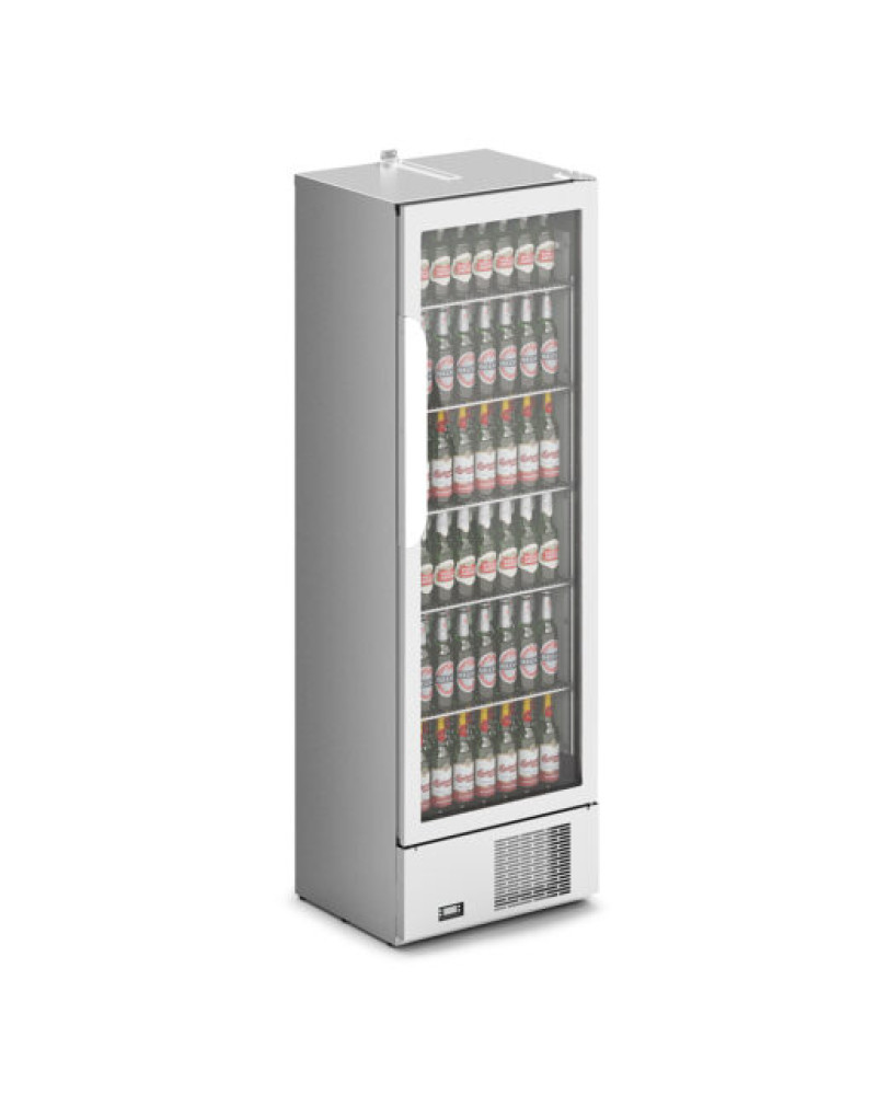F77/560 - IMC Mistral TC60 Bottle Cooler [Front Load] - Glass Door - Stainless Steel Frame - H 1850 mm - W 600 mm - 0.759 kW