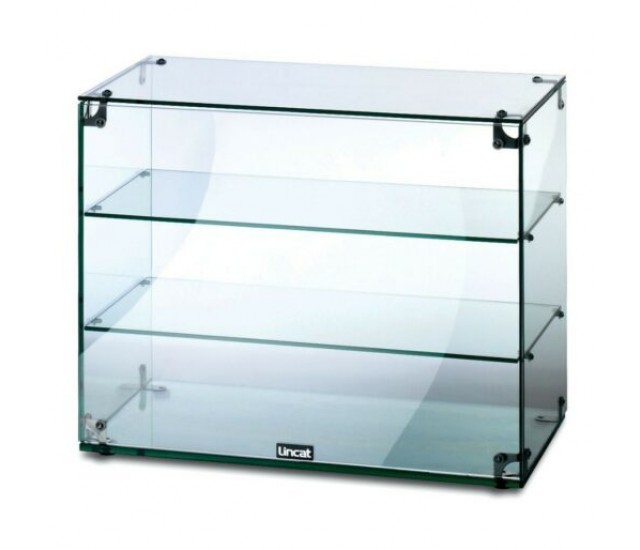 GC36 - Lincat Seal Counter-top Glass Display Case - Open Back - W 607 mm