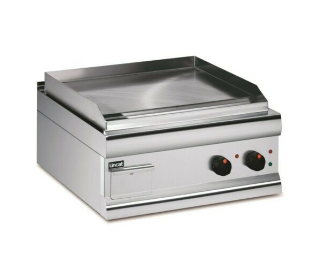 GS6/T/E - Lincat Silverlink 600 Electric Counter-top Griddle - Steel Plate - Twin Zone - Extra Power - W 600 mm - 5.6 kW