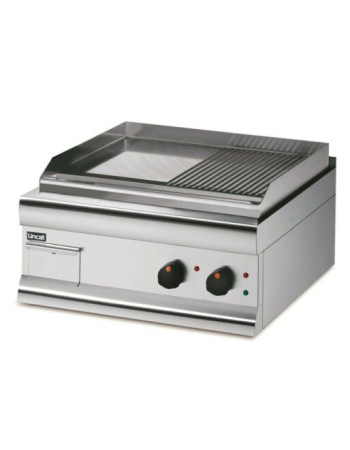 GS6/TR - Lincat Silverlink 600 Electric Counter-top Griddle - Twin Zone - Half-Ribbed Plate - W 600 mm - 4.0 kW GS6/TR - Lincat Silverlink 600 Electric Counter-top Griddle - Twin Zone - Half-Ribbed Plate - W 600 mm - 4.0 kW