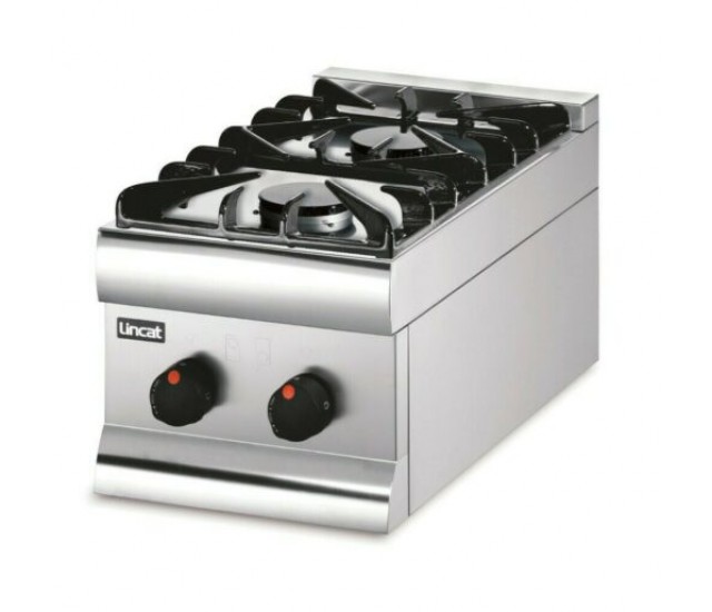 HT3/P - Lincat Silverlink 600 Propane Gas Counter-top Boiling Top - 2 Burners - W 300 mm - 9.0 kW