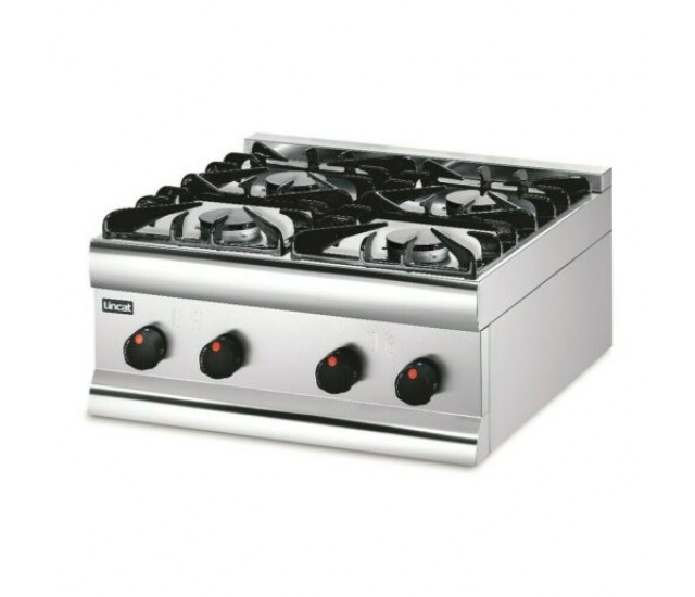 HT6/P - Lincat Silverlink 600 Propane Gas Counter-top Boiling Top - 4 Burners - W 600 mm - 18.0 kW