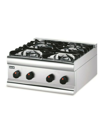 HT6/N - Lincat Silverlink 600 Natural Gas Counter-top Boiling Top - 4 Burners - W 600 mm - 18.0 kW HT6/N - Lincat Silverlink 600 Natural Gas Counter-top Boiling Top - 4 Burners - W 600 mm - 18.0 kW