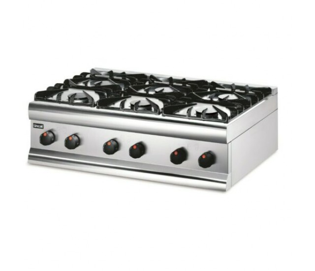 HT9/P - Lincat Silverlink 600 Propane Gas Counter-top Boiling Top - 6 Burners - W 900 mm - 27.0 kW