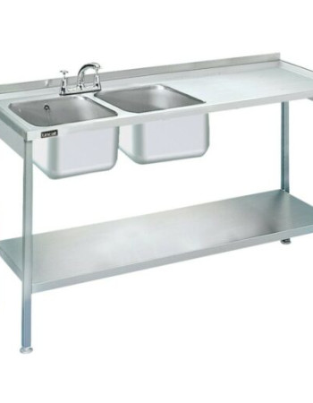 L884 R/H - Lincat Built-in Sink Unit - Double Sink - Right-Hand Drainer - W 1500 mm L884 R/H - Lincat Built-in Sink Unit - Double Sink - Right-Hand Drainer - W 1500 mm