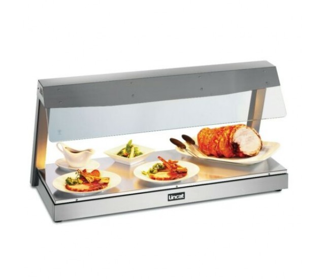 LD3 - Lincat Seal Counter-top Heated Display with Gantry - 3 x 1/1 GN - W 1130 mm - 2.4 kW