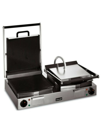 LRG2 - Lincat Lynx 400 Electric Counter-top Twin Ribbed Grill - Ribbed Upper & Smooth Lower Plates - W 623 mm - 4.5 kW LRG2 - Lincat Lynx 400 Electric Counter-top Twin Ribbed Grill - Ribbed Upper & Smooth Lower Plates - W 623 mm - 4.5 kW