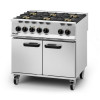 OD8007/P - Lincat Opus 800 Dual Fuel [Propane Gas] Free-standing Oven Range - 6 Burners - W 900 mm - 40.2 kW