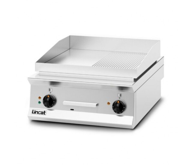 OE8205/R - Lincat Opus 800 Electric Counter-top Griddle - Ribbed Plate - W 600 mm - 8.0 kW
