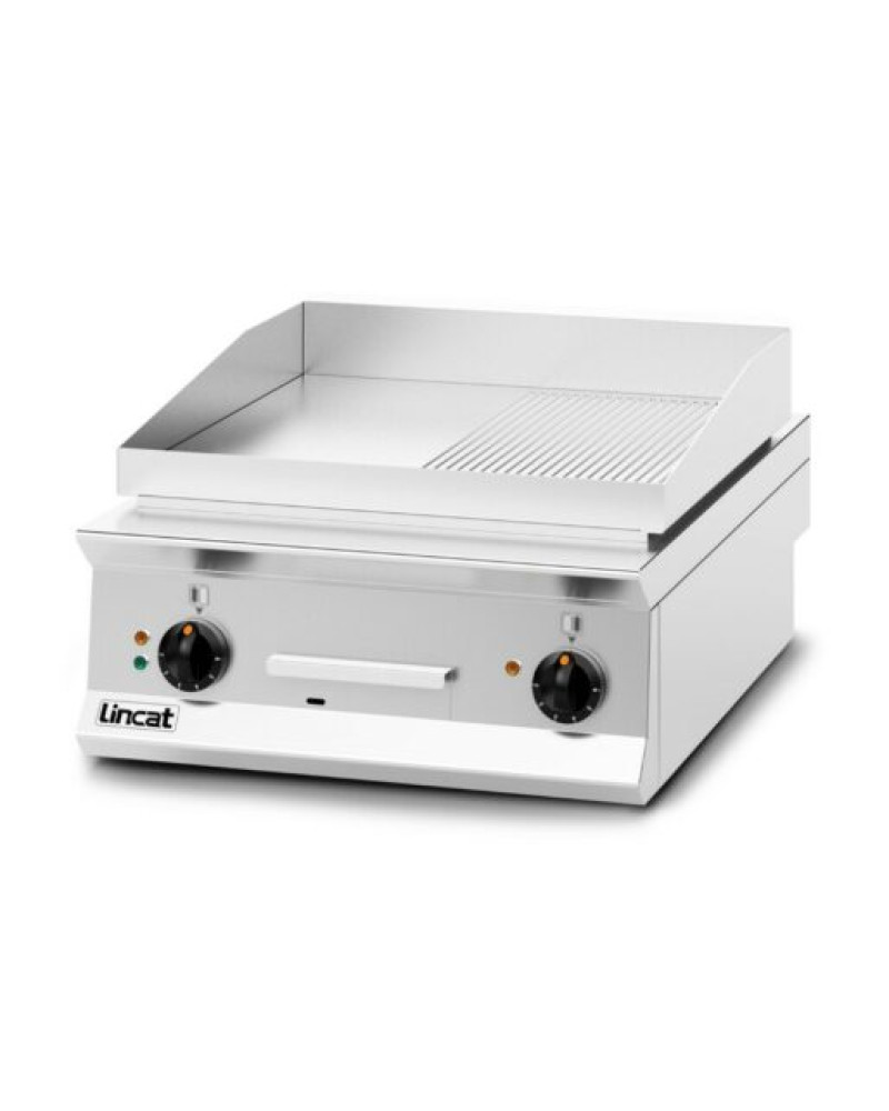 OE8205/R - Lincat Opus 800 Electric Counter-top Griddle - Ribbed Plate - W 600 mm - 8.0 kW