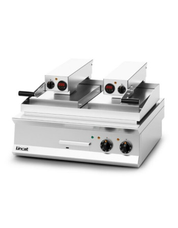 OE8210/FR - Lincat Opus 800 Electric Counter-top Clam Griddle - 1 x Flat Plate; 1 x Ribbed Plate - W 800 mm - 17.2 kW OE8210/FR - Lincat Opus 800 Electric Counter-top Clam Griddle - 1 x Flat Plate; 1 x Ribbed Plate - W 800 mm - 17.2 kW
