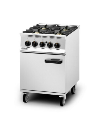 OG8001/N - Lincat Opus 800 Natural Gas Free-standing Oven Range - 4 Burners - W 600 mm - 36.8 kW OG8001/N - Lincat Opus 800 Natural Gas Free-standing Oven Range - 4 Burners - W 600 mm - 36.8 kW