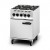 OG8001/N - Lincat Opus 800 Natural Gas Free-standing Oven Range - 4 Burners - W 600 mm - 36.8 kW