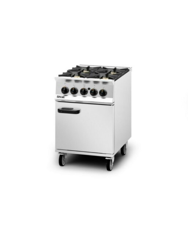 OG8001/P/RHD - Lincat Opus 800 Propane Gas Free-standing Oven Range [R/Hand Door] - 4 Burners - W 600 mm - 33.6 kW