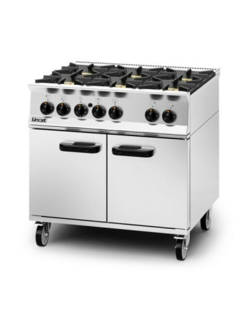 OG8002/N - Lincat Opus 800 Natural Gas Free-standing Oven Range - 6 Burners - W 900 mm - 55.0 kW OG8002/N - Lincat Opus 800 Natural Gas Free-standing Oven Range - 6 Burners - W 900 mm - 55.0 kW