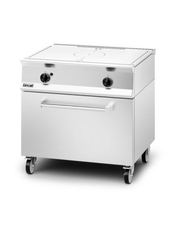 OG8005/N/DD - Lincat Opus 800 Natural Gas Free-standing Solid Top Oven Range [Drop-Down Door] - W 900 mm - 18.5 kW