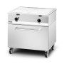 OG8005/N/DD - Lincat Opus 800 Natural Gas Free-standing Solid Top Oven Range [Drop-Down Door] - W 900 mm - 18.5 kW