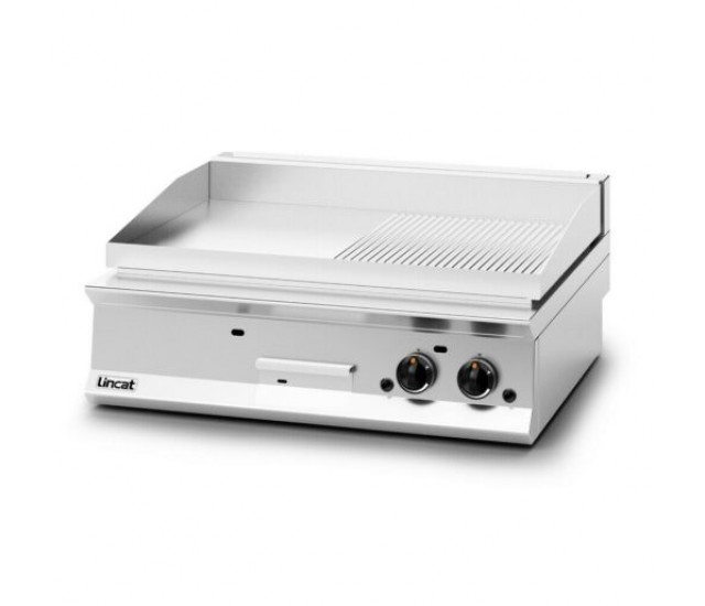 OG8202/R/P - Lincat Opus 800 Propane Gas Counter-top Griddle - Ribbed Plate - W 900 mm - 23.0 kW