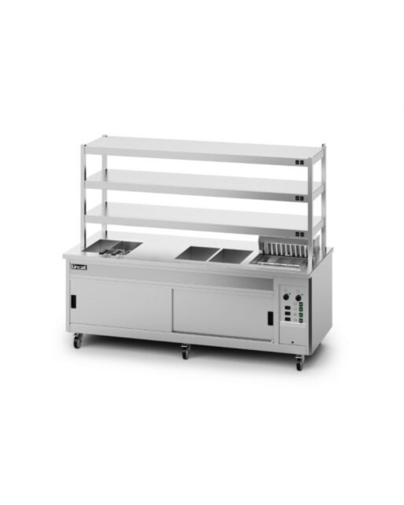 P10SP6PT - Lincat Panther SuperPass Series Free-standing Hot Cupboard - Bain Marie Top - W 2400 mm - 16.52 kW P10SP6PT - Lincat Panther SuperPass Series Free-standing Hot Cupboard - Bain Marie Top - W 2400 mm - 16.52 kW