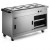 P6B4 - Lincat Panther 670 Series Free-standing Hot Cupboard - Bain Marie Top - 4GN - W 1530 mm - 4.9 kW