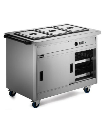 P8B3PT - Lincat Panther 800 Series Free-standing Hot Cupboard - Bain Marie Top - 3GN - W 1205 mm - 2.8 kW P8B3PT - Lincat Panther 800 Series Free-standing Hot Cupboard - Bain Marie Top - 3GN - W 1205 mm - 2.8 kW