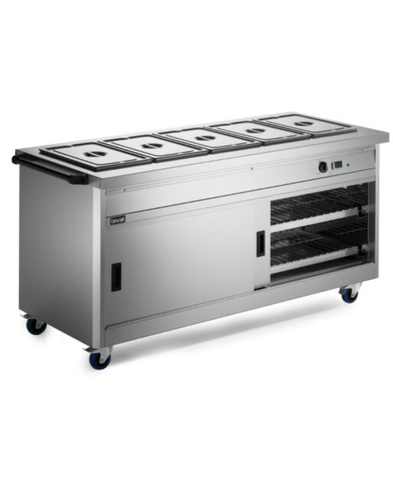 P8B5 - Lincat Panther 800 Series Free-standing Hot Cupboard - Bain Marie Top - 5GN - W 1855 mm - 5.2 kW P8B5 - Lincat Panther 800 Series Free-standing Hot Cupboard - Bain Marie Top - 5GN - W 1855 mm - 5.2 kW