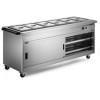 P8B6PT - Lincat Panther 800 Series Free-standing Hot Cupboard - Bain Marie Top - 6GN - W 2180 mm - 5.2 kW P8B6PT - Lincat Panther 800 Series Free-standing Hot Cupboard - Bain Marie Top - 6GN - W 2180 mm - 5.2 kW