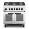 PHDR01/P - Lincat Phoenix Dual Fuel Propane Gas Free-standing Oven Range - 6-Zone - W 900 mm - 36 kW [Gas] - 6 kW [Electric]