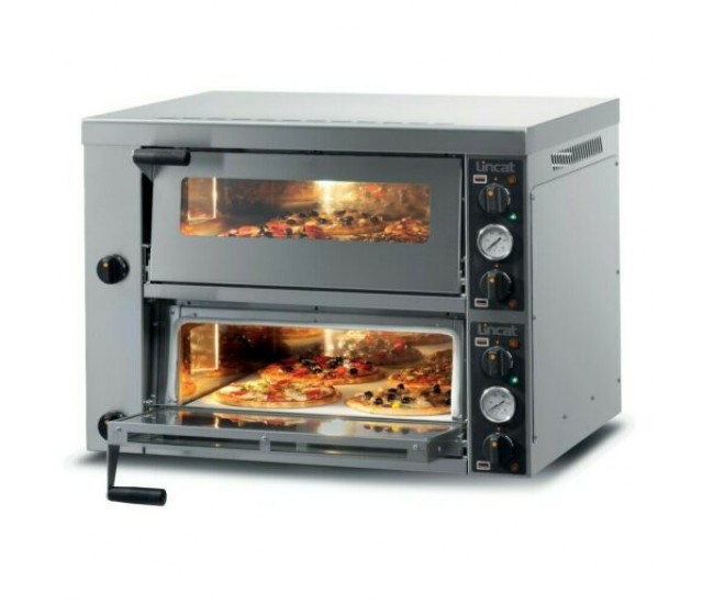 PO425-2 - Lincat Electric Counter-top Pizza Oven - Twin-Deck - W 886 mm - 6.0 kW