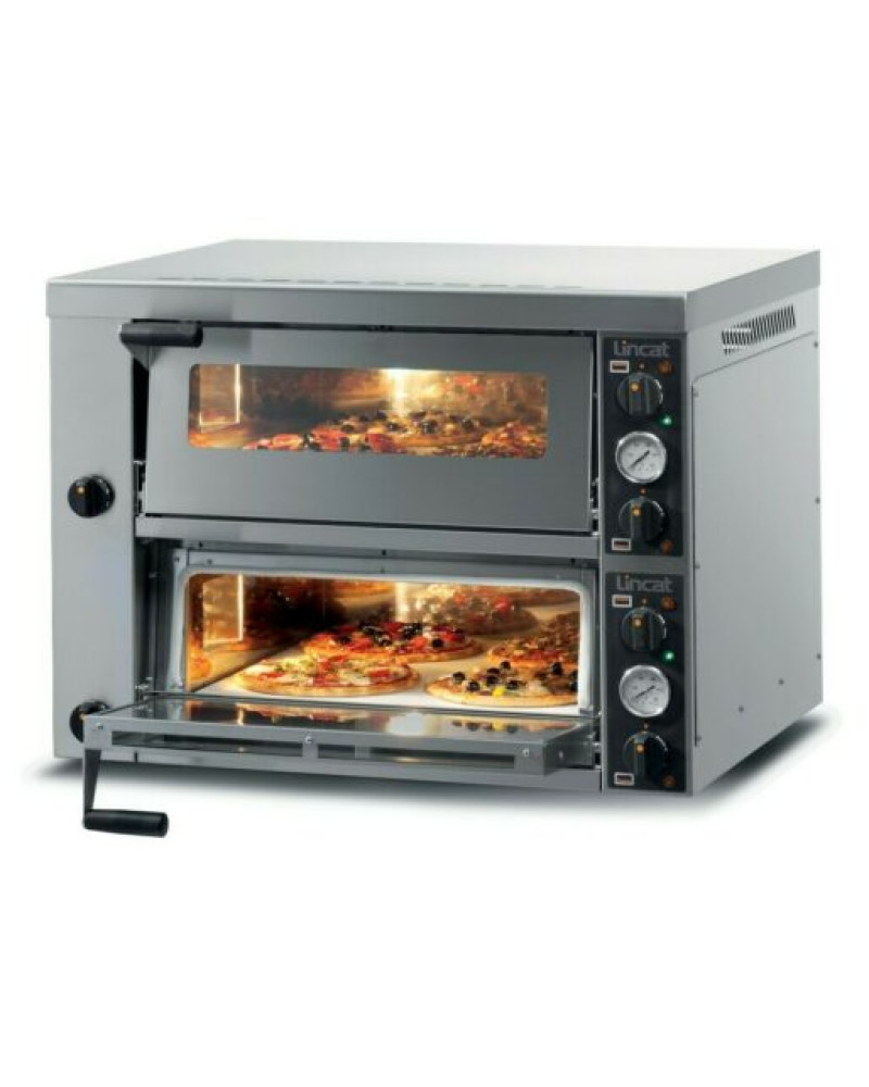 PO425-2 - Lincat Electric Counter-top Pizza Oven - Twin-Deck - W 886 mm - 6.0 kW PO425-2 - Lincat Electric Counter-top Pizza Oven - Twin-Deck - W 886 mm - 6.0 kW