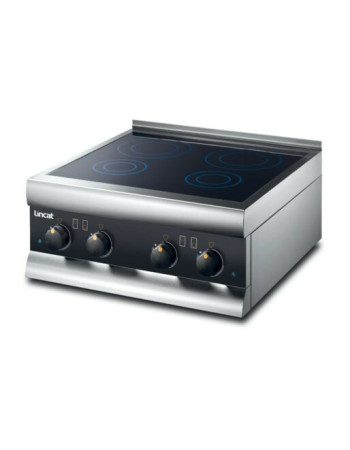 SLI42 - Lincat Silverlink 600 Electric Counter-top Induction Hob - 4 Zones - W 600 mm - 6.0 kW SLI42 - Lincat Silverlink 600 Electric Counter-top Induction Hob - 4 Zones - W 600 mm - 6.0 kW