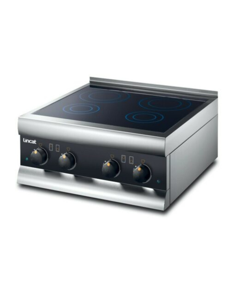 SLI42 - Lincat Silverlink 600 Electric Counter-top Induction Hob - 4 Zones - W 600 mm - 6.0 kW SLI42 - Lincat Silverlink 600 Electric Counter-top Induction Hob - 4 Zones - W 600 mm - 6.0 kW