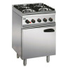 SLR6/P - Lincat Silverlink 600 Propane Gas Free-standing Oven Range - Legs at Rear - 4 Burners - W 600 mm - 23.8 kW SLR6/P - Lincat Silverlink 600 Propane Gas Free-standing Oven Range - Legs at Rear - 4 Burners - W 600 mm - 23.8 kW