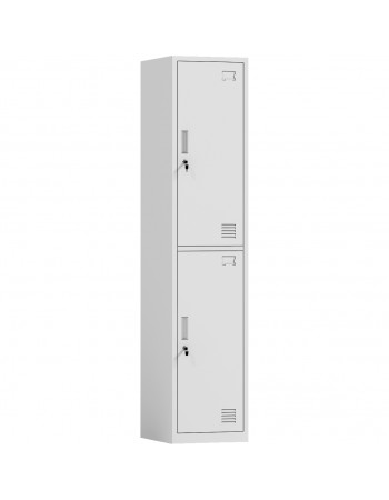 Commercial White 2 Door Locker 380x450x1800mm | TurcoBazaar HDGZ02 Commercial White 2 Door Locker 380x450x1800mm | TurcoBazaar HDGZ02