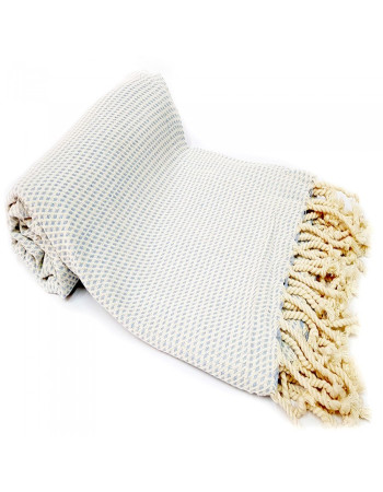 Purplestars Spa Massage Towel Traditional Hammam Towel Beach BABY BLUE-CHESS Purplestars Spa Massage Towel Traditional Hammam Towel Beach BABY BLUE-CHESS