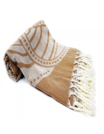 Purplestars Spa Massage Towel Traditional Hammam Towel Beach JACQUARD LADY-BEIGE Purplestars Spa Massage Towel Traditional Hammam Towel Beach JACQUARD LADY-BEIGE