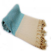Purplestars Spa Massage Towel Traditional Hammam Towel Beach wavy-AQUA