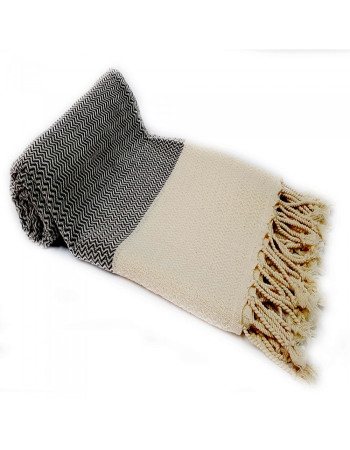 Purplestars Spa Massage Towel Traditional Hammam Towel Beach wavy-BLACK Purplestars Spa Massage Towel Traditional Hammam Towel Beach wavy-BLACK