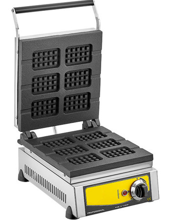 Commercial Stick  Waffle Maker 6 STICKS 230V Non-Stick Waffle Machine