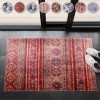 Loomx Machine Washable Area Rug - Traditional Turkish Design, Stain-Resistant, Non-Slip, Pet-Friendly, Flat-Woven, 80% Chenille Polyester, Available in Multiple Sizes for Kitchen, Bedroom, Living Room, and Hallway