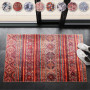 Loomx Machine Washable Area Rug - Traditional Turkish Design, Stain-Resistant, Non-Slip, Pet-Friendly, Flat-Woven, 80% Chenille Polyester, Available in Multiple Sizes for Kitchen, Bedroom, Living Room, and Hallway Loomx Machine Washable Area Rug - Traditional Turkish Design, Stain-Resistant, Non-Slip, Pet-Friendly, Flat-Woven, 80% Chenille Polyester, Available in Multiple Sizes for Kitchen, Bedroom, Living Room, and Hallway
