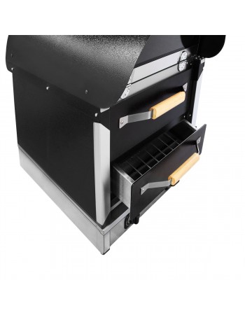 Commercial Gas Jacket Potato Oven  Manual Controls  2 Drawers  NG/Propane | 530  740  1100 mm