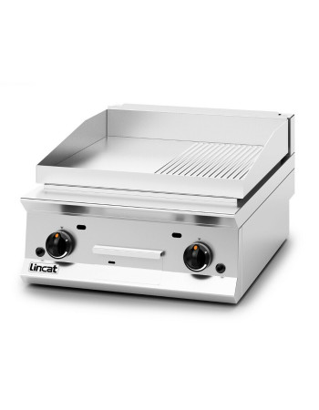 OG8201/R/P - Lincat Opus 800 Propane Gas Counter-top Griddle - Ribbed Plate - W 600 mm - 15.5 kW