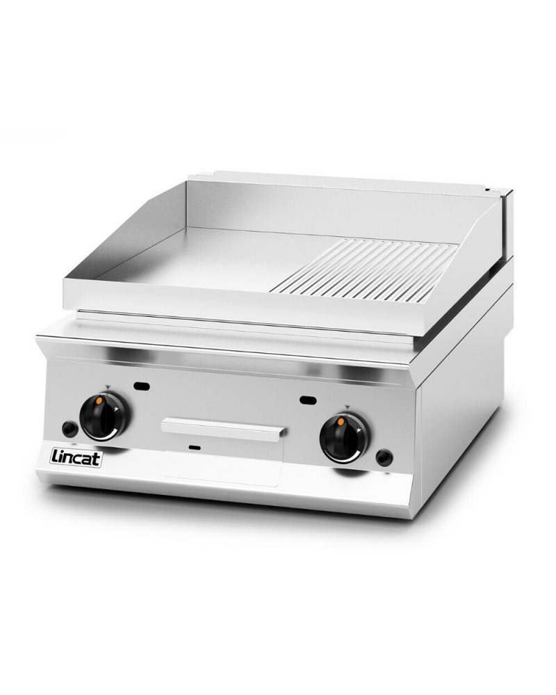 OG8201/R/P - Lincat Opus 800 Propane Gas Counter-top Griddle - Ribbed Plate - W 600 mm - 15.5 kW