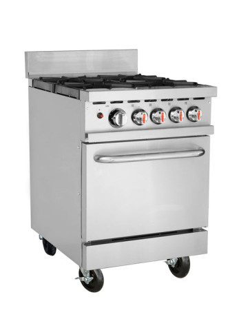 101075-Hamoki Gas Range 4 Burner with Oven HKR-4S 101075-Hamoki Gas Range 4 Burner with Oven HKR-4S