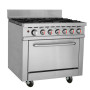 101076-Hamoki Gas Range 6 Burner with Oven HKR-6S 101076-Hamoki Gas Range 6 Burner with Oven HKR-6S